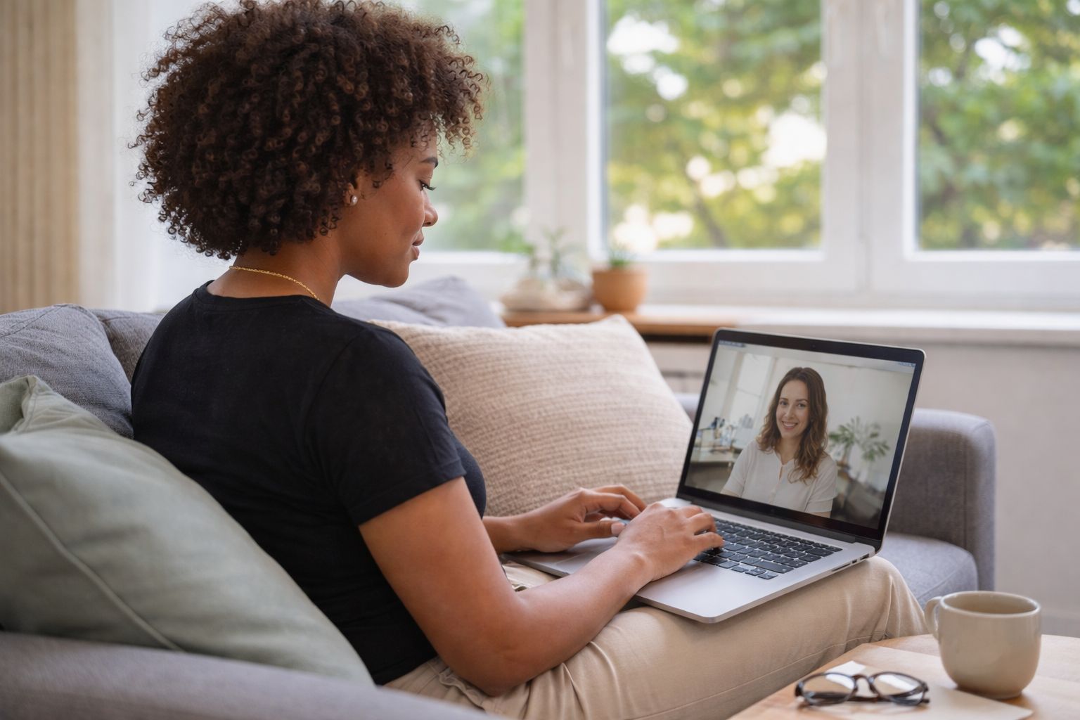 Sessão de psicoterapia online com a Psicóloga Thalita Mara